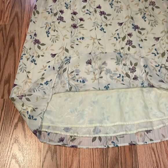 Motherhood Vintage Maxi Dress, Yellow Floral, Small - Picture 4 of 9